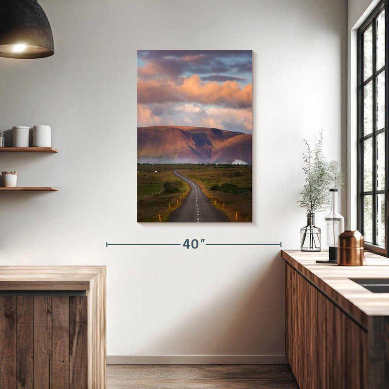 Aime Iceland Highway, 39" H x 26" W