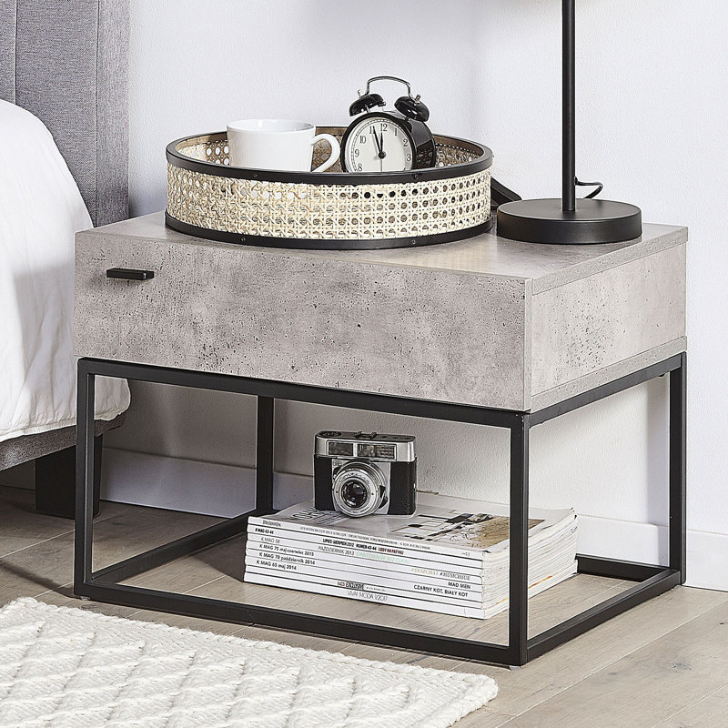 Jerome 55cm W Bedside Table