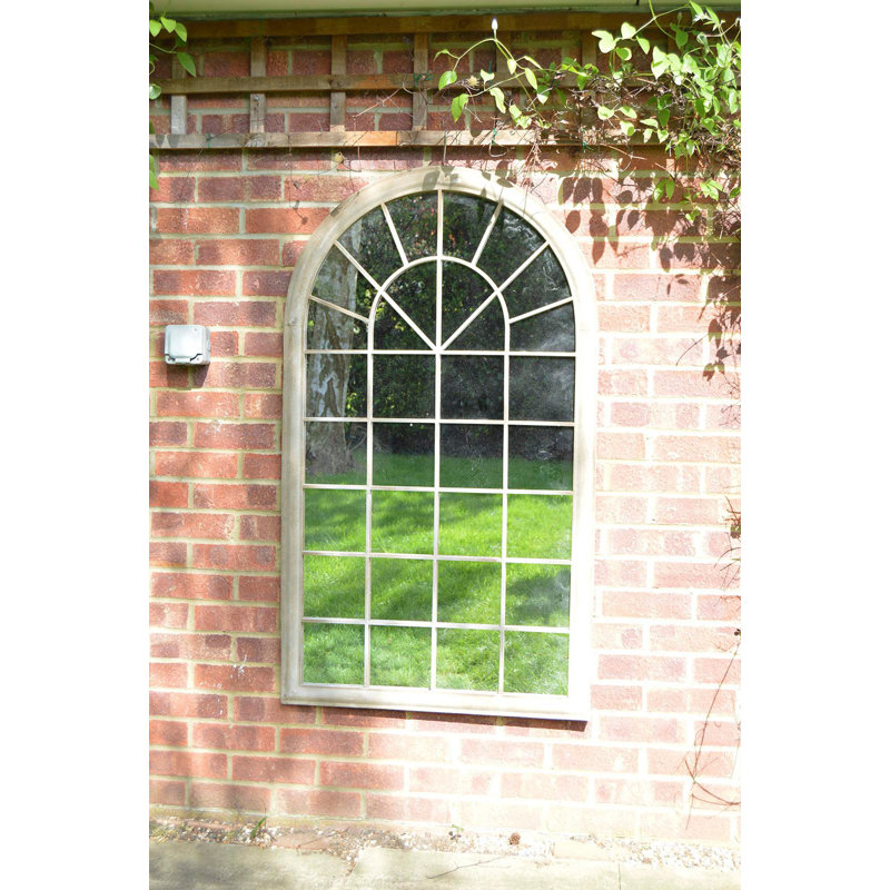 Natick Metal Flat Wall Mirror