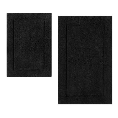 Calvin Klein Essence Solid Cotton 2 Piece Bath Rug Set