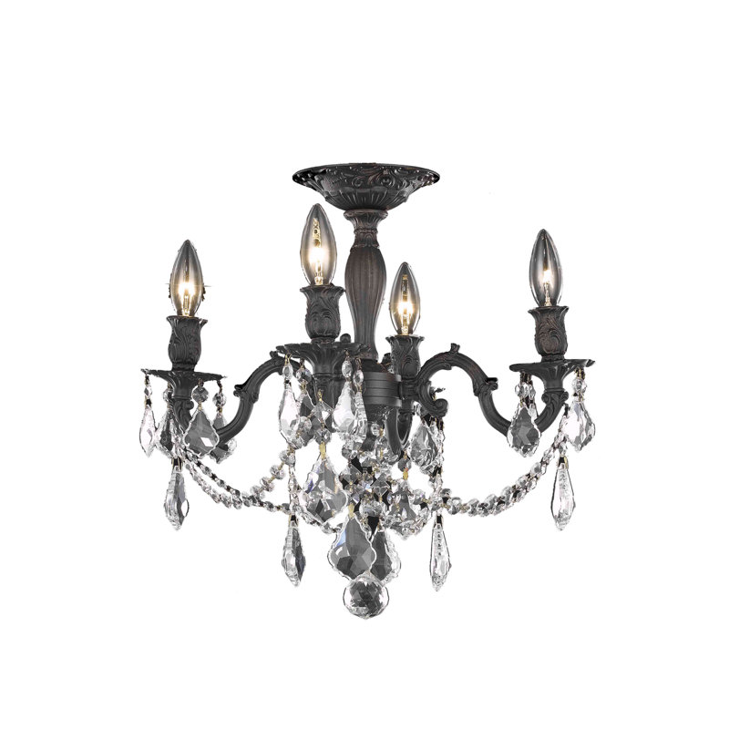 Ashmin Flush Mount, Crystal (Clear) / Royal Cut