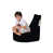 100 % polyester noir est en rupture de stock