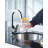 Single-Handle Stainless Steel Bar Faucet, Single Hole, Deck Mount, With Supply Lines-95097828