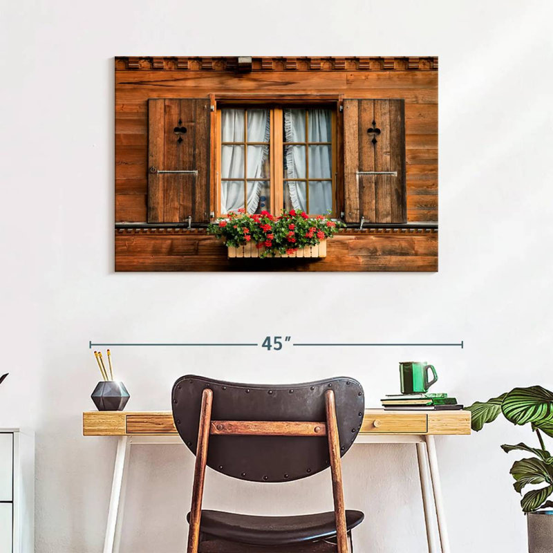 Lilie House Window, 26" H x 39" W