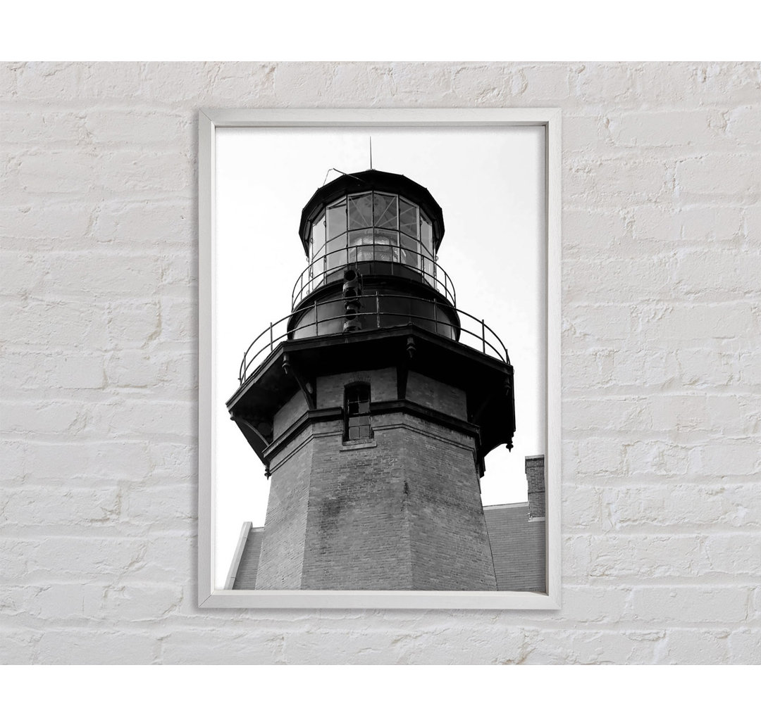 Ansel Adams Block Island Southeast Light - Einzelner Bilderrahmen Kunstdrucke auf Leinwand