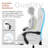 Azteca Ergonomic Executive Chair with Footrest-56888460