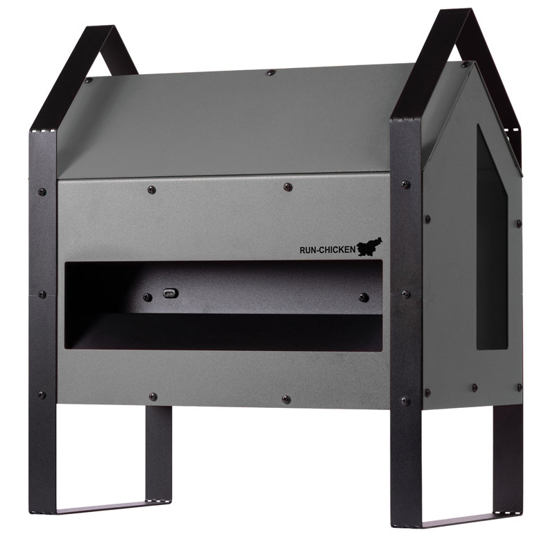  RUN-CHICKEN - Automatic Go Feeder (Gray), Gray