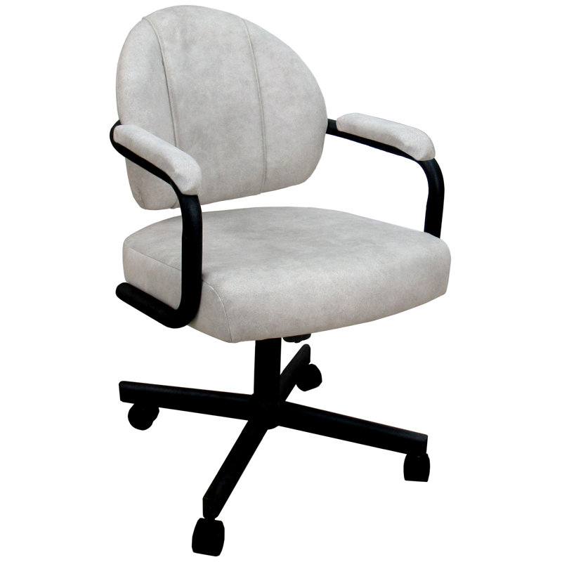 Jurre Arm Chair Dining Chair, Black, Outlier Stucco
