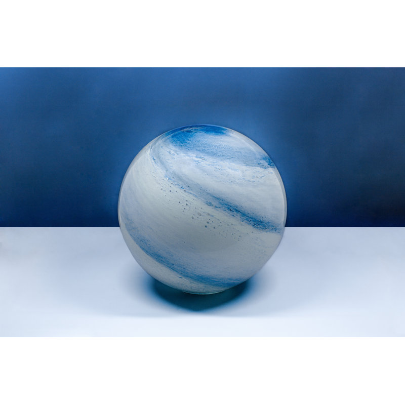 Bakken 28cm Blue Globe Table Lamp