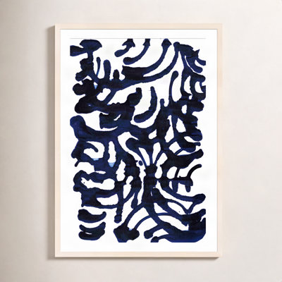 Indigo Swirls I Painting by Jodi Fuchs