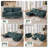 123.62‘’ Oversized Upholstered 8 Seater Modular Sectional Sofa Single Sofa-452062898