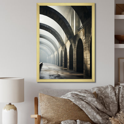 Klarita Beige Bridge Majestic Arch Graphite