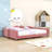 Upholstered Daybed with Sherpa Fabric-349787540-350131811