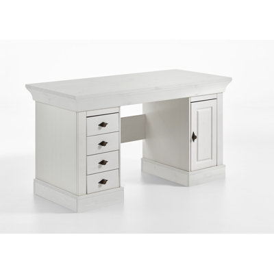 Kelly Solid Wood Solid Wood Executive Desk