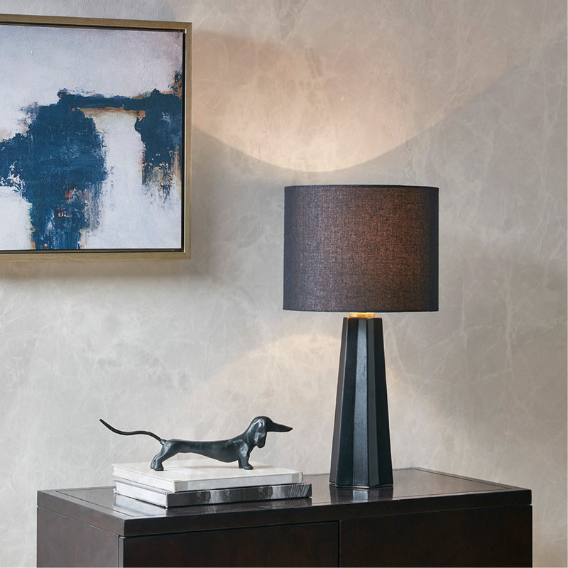 Geometric Ceramic Table Lamp