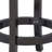 Swivel Upholstered Faux Leather Counter Stool with Solid Wood Frame