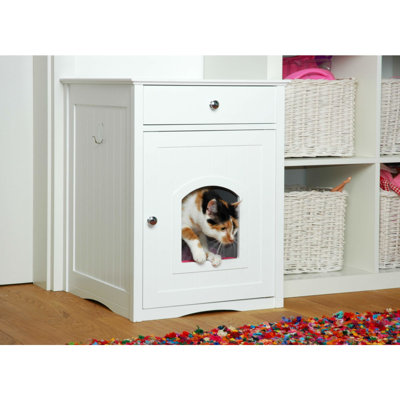 Crossley Wood Enclosed Litter Box Housing