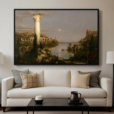 The Course of Empire: Desolation, 1836-Thomas Cole-Framed Gallery Wrapped Canvas
