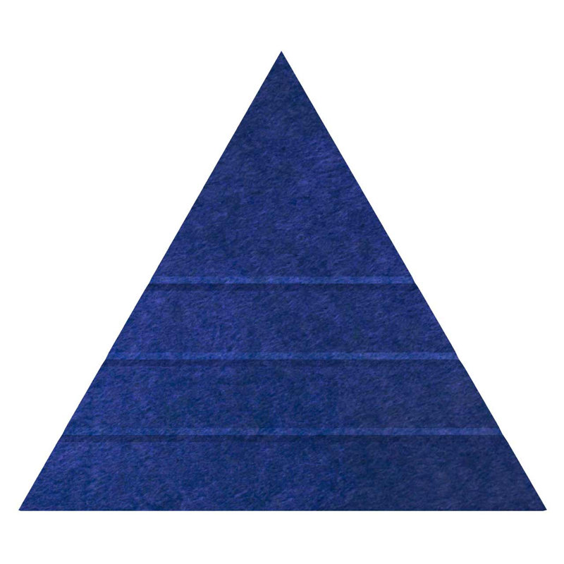 Triangles sonores Soundsorb - fixation murale, Bleu