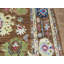 Tapis oriental brun noué à la main 9 pi 6 po x 14 pi 1 po Oushak 1463ACEBD03242F9BF4F640B5A23FA6D