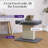 Catry 2-in-1 Mellow Cat Perch with Large Soft Bed and Sisal Scratching Post, Minimalist Design, Grey