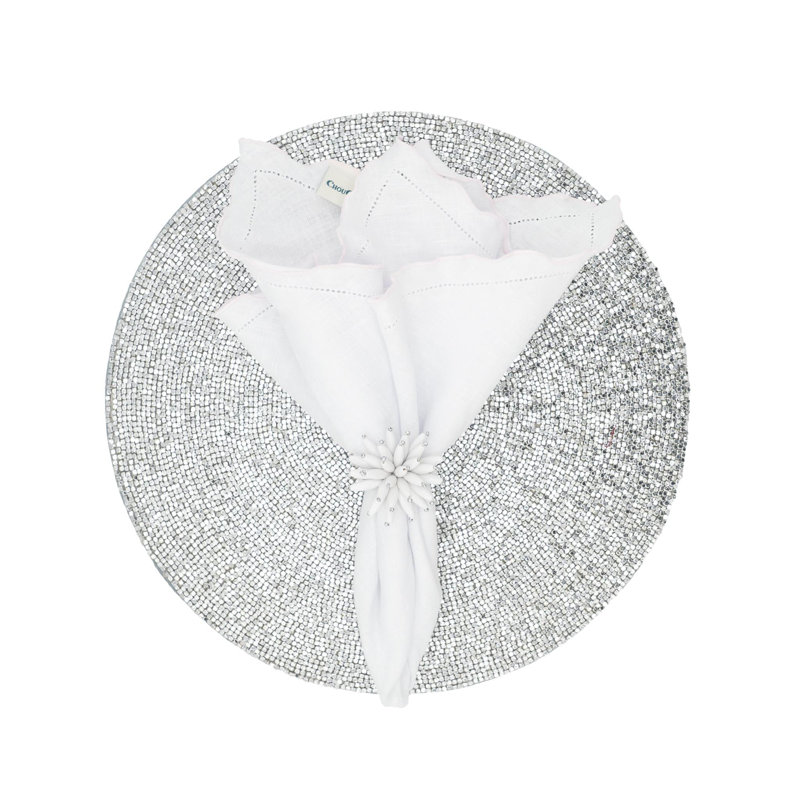 Rond de serviette glacé