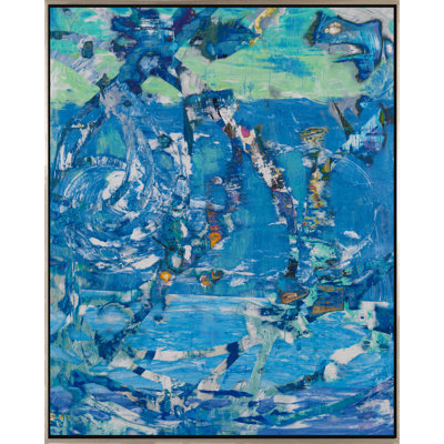 Blue Dreams II - Peinture de pring sur toile