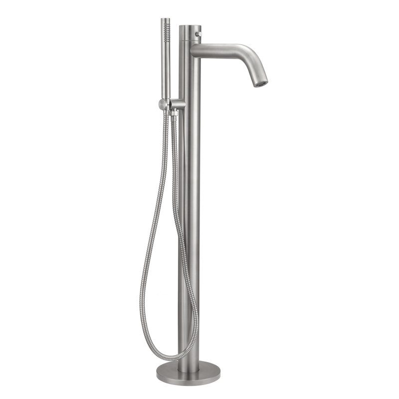 1 Handle Floor Tub Filler with Diverter, Matt Finishing