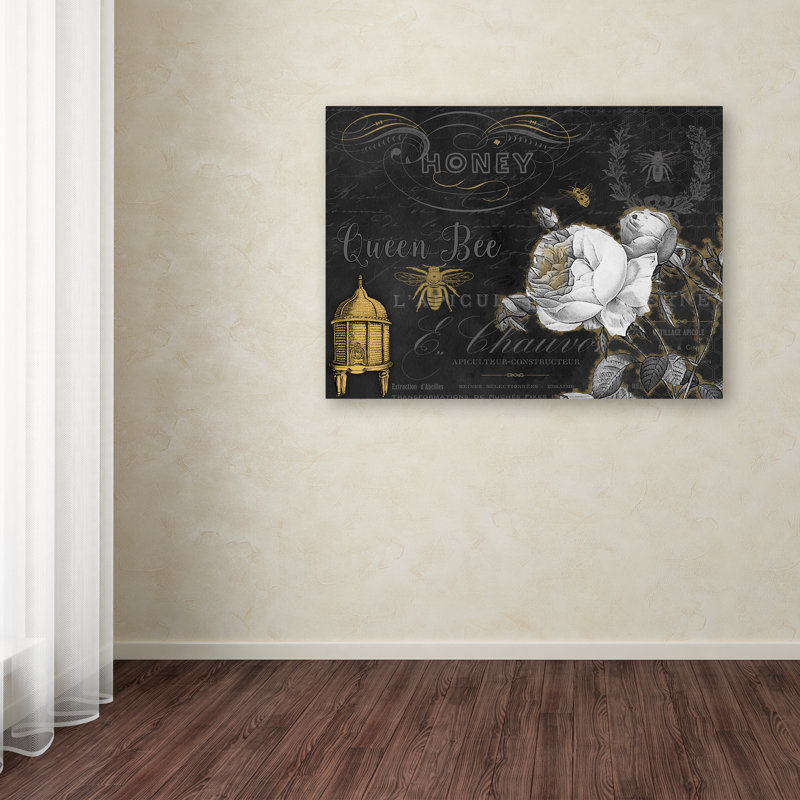 « grand abeille 1 », reproduction d’impression sur toile tendue, H 35 po x l 47 po