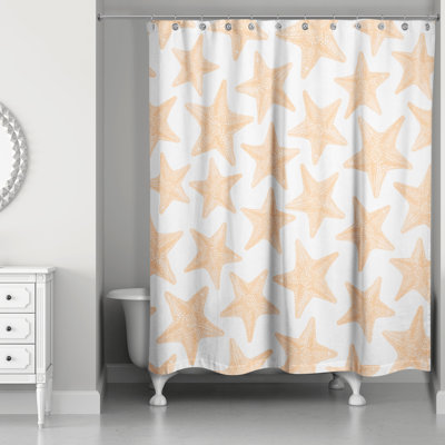 Rideau de douche simple Leeann