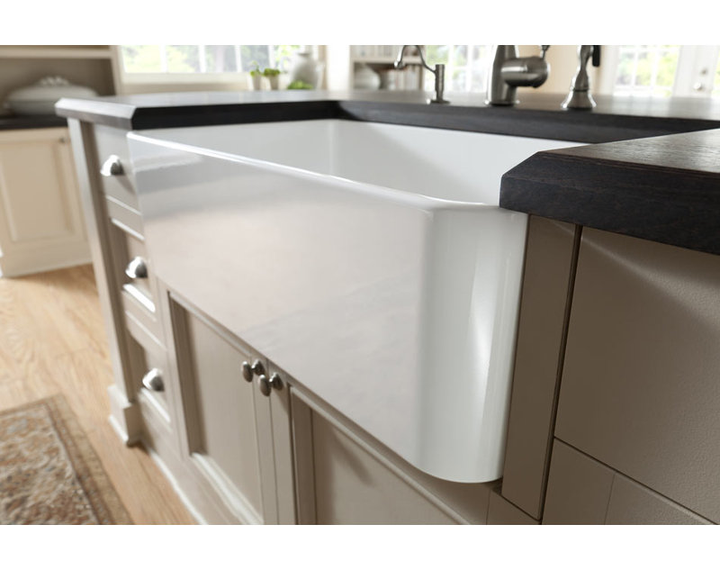 Lester 23.5'' L Single Bowl Fireclay Kitchen Sink