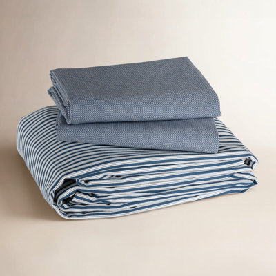 Birch Lane Polo Stripe Jungle Duvet Cover Set
