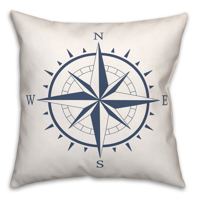 Throw Square Pillow, Navy