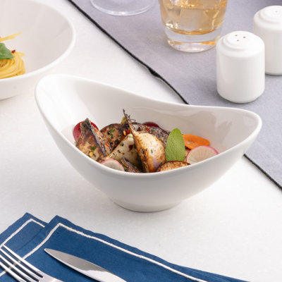 PRIME IVORY Premium Porcelain Prime Wing Bowl | Ivory | 11oz | Microwave & Dishwasher Safe