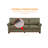 Classic Living Room Nails Sofa Faux Leather-253017794-245945509