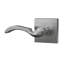 Bravura 903-7 Sable Passage Lever on Square Contemporary  Rose in Oil Rubbed Bronze - LH-1392155556-1392155554