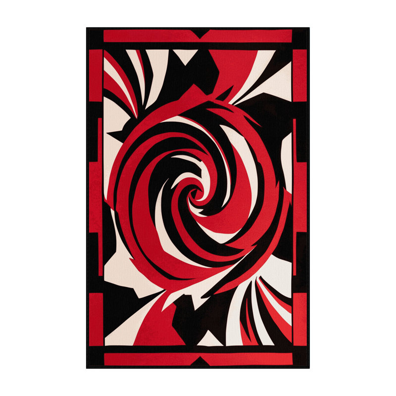 Solar Inferno Rug, Rectangle 8' x 10'
