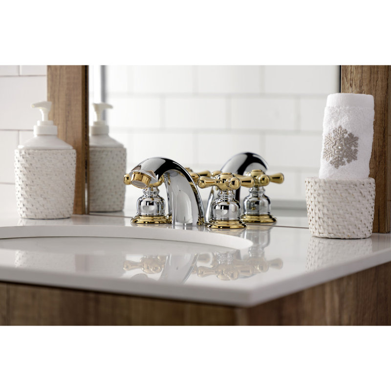 Robinet de salle de bain Kingston, Chrome poli / laiton poli