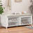 Distressed Shutter Storage Bench with Acacia Veneer-106900673