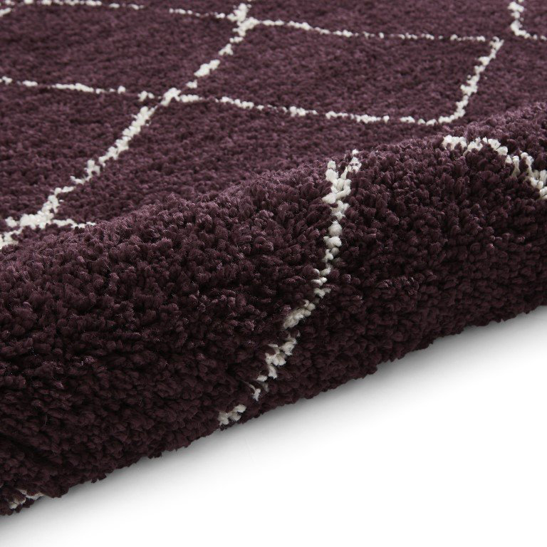 Archuleta area rug Machine Woven Purple, Runner 60 x 230cm