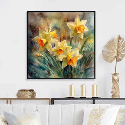 Ruban " Golden Daffodils Elegance I "