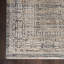 Tapis géométrique tissé rectangle bleu / noir / gris-1595087914