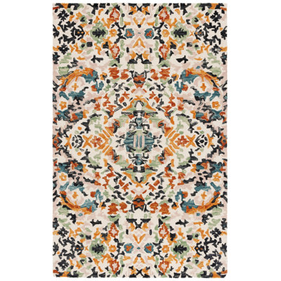 Hand Tufted Wool;Cotton Abstract Indoor Rug