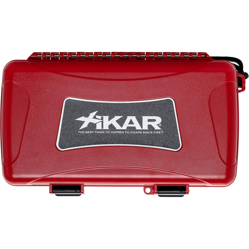 Cendrier Ivy Bronx, pour 5 cigares, Rouge
