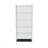 4-Tier Double Door Glass Display Cabinet With 5 Dynamic Led Modes, Fixed Shelves Floor Standing Showcase For Home Office Store Display