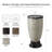 RTS Home Accents 50 Gallon Newport Rain Barrel with Removable Lid and Stand-98670900