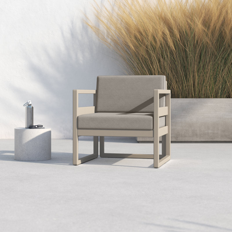 Lane Outdoor Lounge Chair, Taupe, Canvas Taupe Sunbrella®