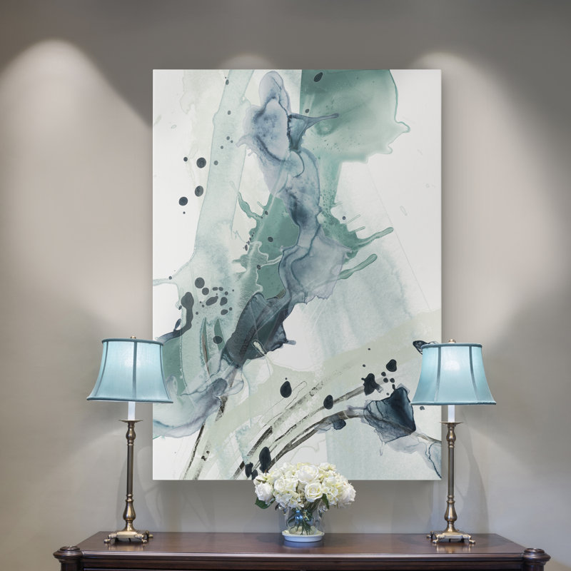 «Deep Splash I» par Lieven, reproduction d'art sur toile, H 12 po x l 8 po x P 1 po, Toile tendue