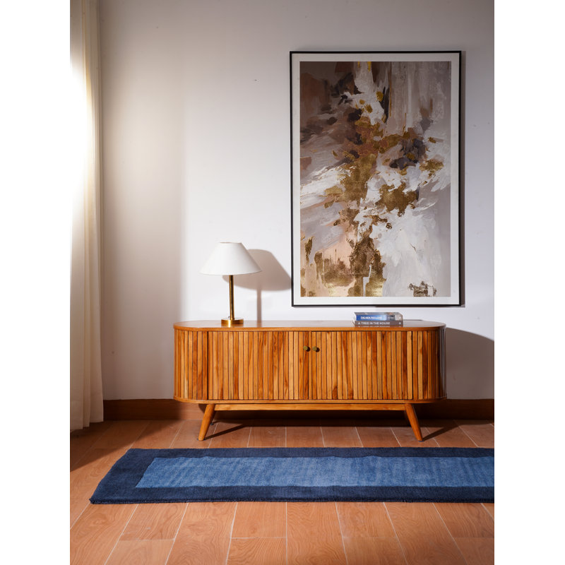 Tapis de couloir Helena en laine touffetée à la main écologique, Tapis de couloir 2 pi 6 po x 10 pi