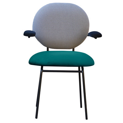 Plum Upholstered Armchair